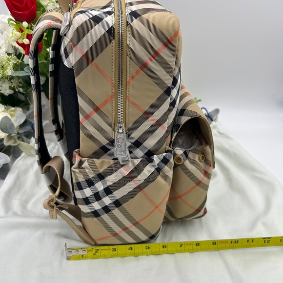 Unisex Burberry vintage check backpack NWT made in Italy main image 12